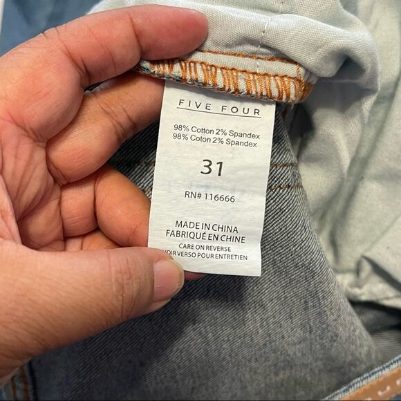 Five Four Rollins Relaxed 5 Pocket Jean Indigo Blue Size 31 Mens - Picture 4 of 8